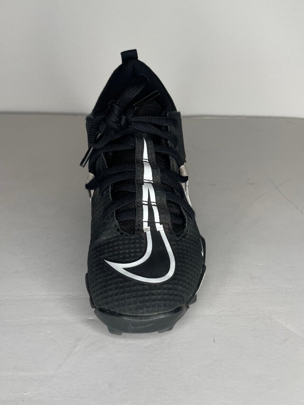 Nike Techwear Alpha Menace 3 Shark Black Football Cleats Youth Size 12C - Picture 3 of 10